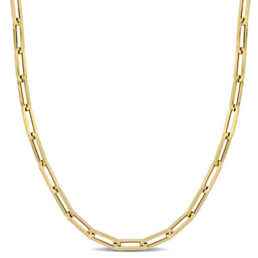 商品Amour|4.5mm Oval Link Necklace In 14K Yellow Gold,价格¥12187,第1张图片