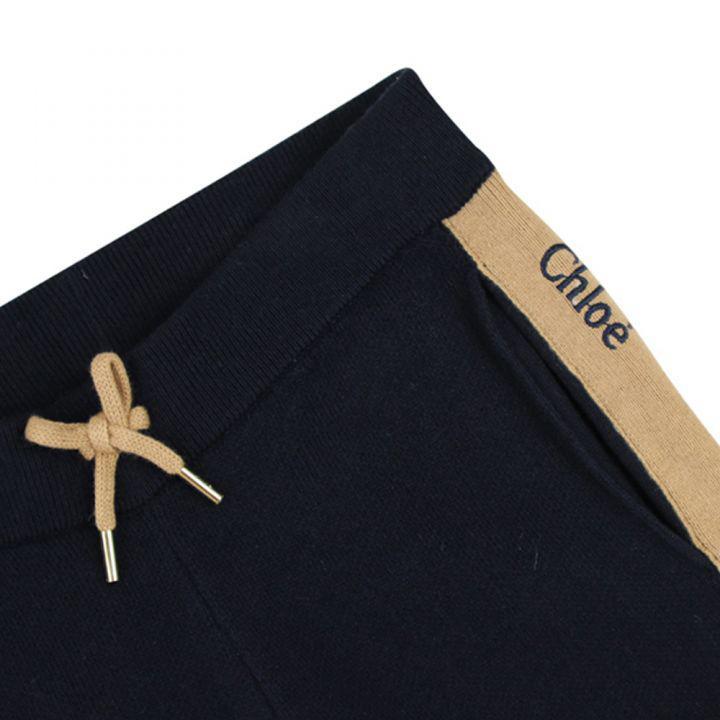 商品Chloé|Navy & Beige Knitted Joggers,价格¥1090-¥1329,第5张图片详细描述