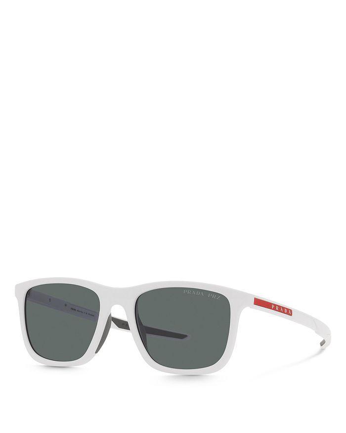 商品Prada|Men's Pillow Polarized Sunglasses, 54mm,价格¥2458,第3张图片详细描述
