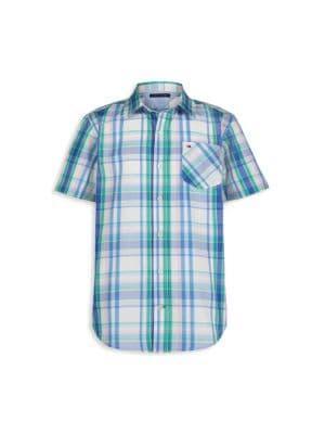 商品Tommy Hilfiger|Little Boy’s Multi Color Plaid Shirt,价格¥173,第1张图片