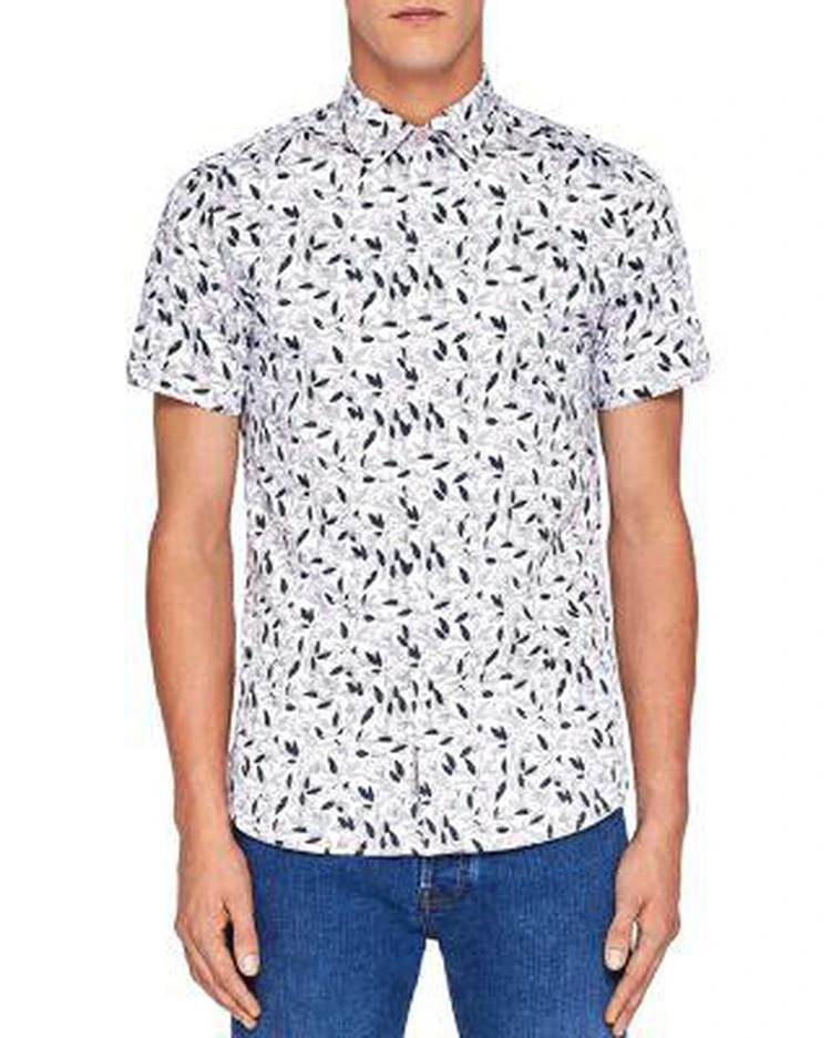商品Ted Baker London|Saquili Floral Print Regular Fit Button-Down Shirt,价格¥770,第1张图片
