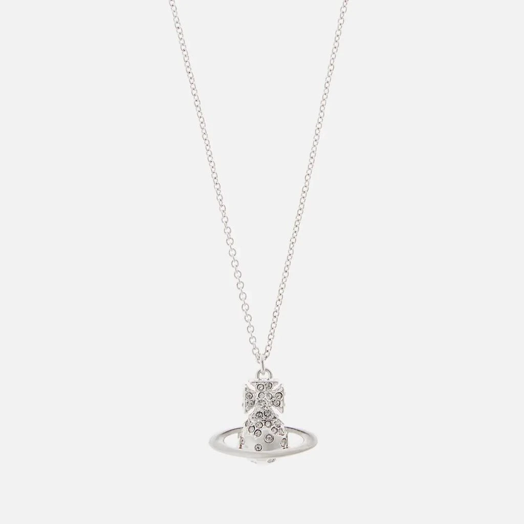 商品Vivienne Westwood|Vivienne Westwood Porfino Bas Relief Silver-Tone Brass and Crystal Pendant,价格¥1042,第2张图片详细描述