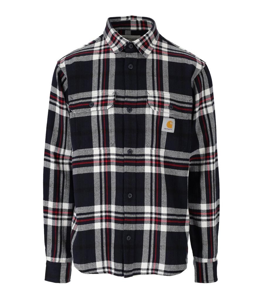 Carhartt Wip L/s Wallace Dark Navy Overshirt商品第1张图片规格展示