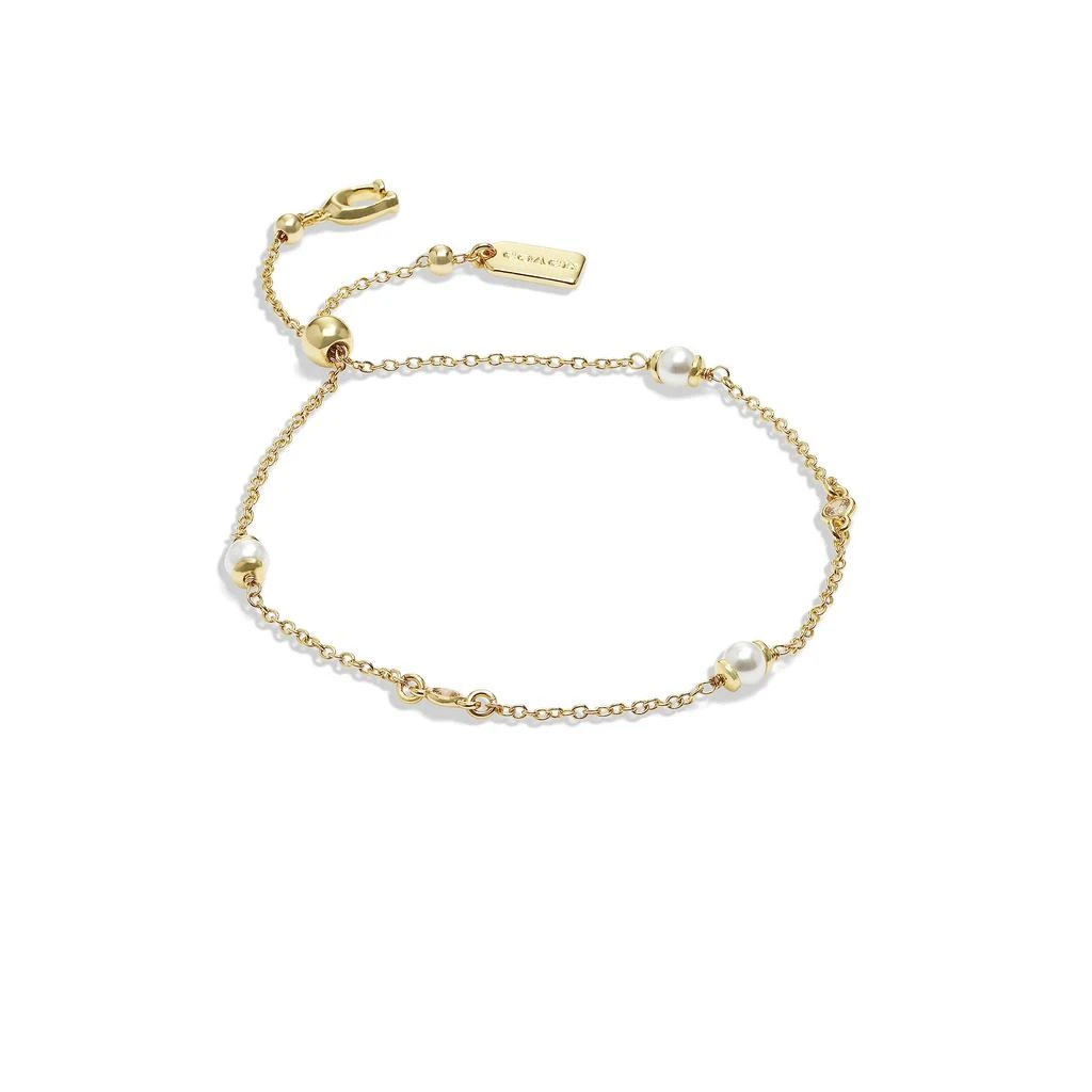 商品Coach|Pearl Slider Bracelet,价格¥710,第1张图片