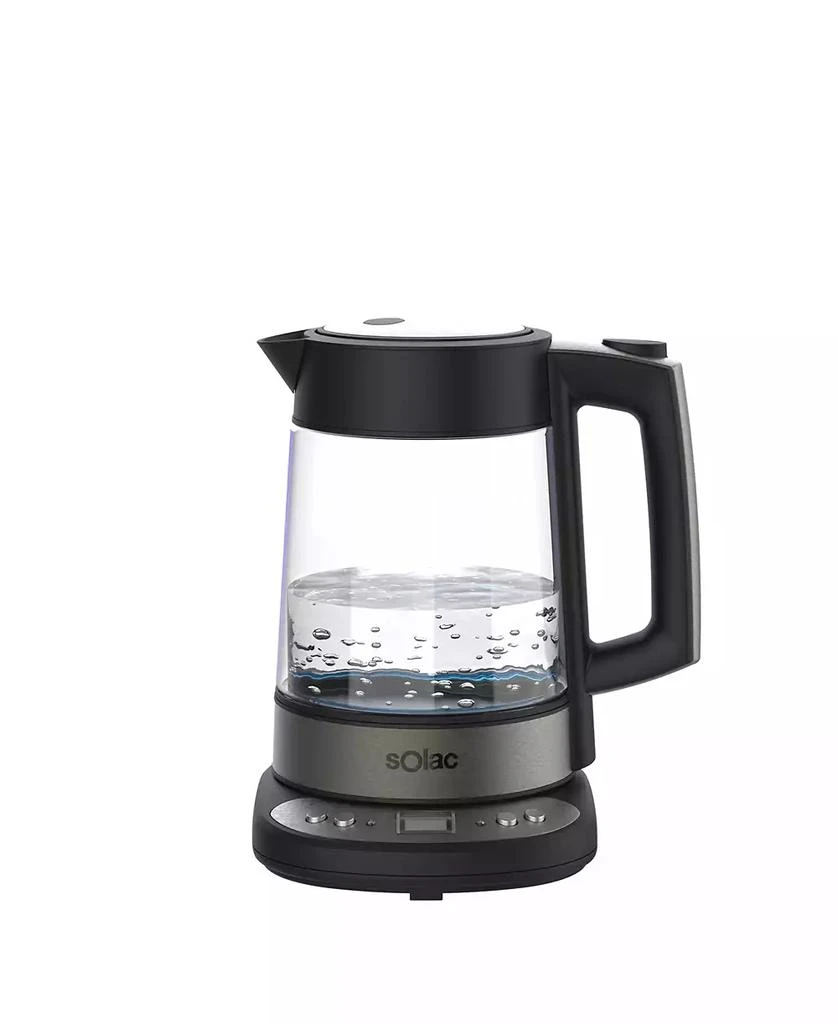商品SOLAC|Aroa Premium Cordless Glass Electric Brew Kettle with Adjustable Temperature,价格¥668,第2张图片详细描述