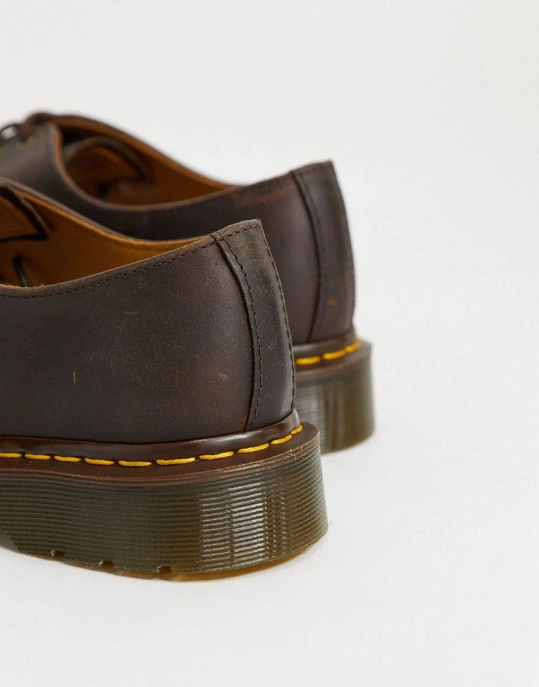 商品Dr. Martens|Dr Martens 1461 3 eye shoes in gaucho crazy,价格¥777,第3张图片详细描述