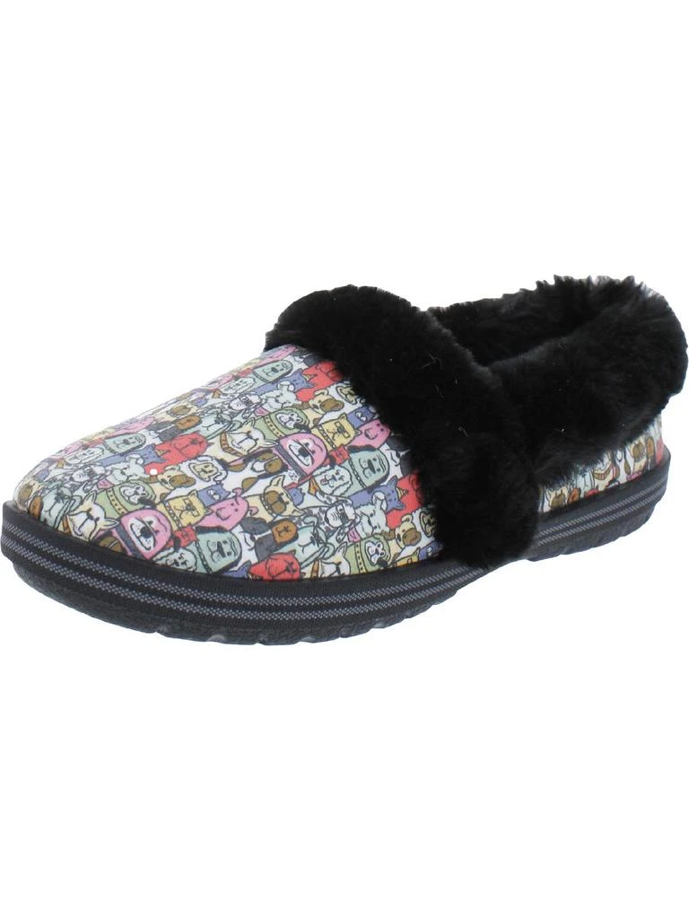 商品SKECHERS|Snuggle Rovers Womens Faux Fur Trim Slip On Casual Shoes,价格¥334,第4张图片详细描述