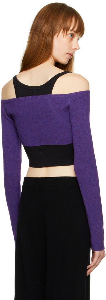 商品Lisa Yang|Purple Gina Sweater,价格¥1539,第5张图片详细描述