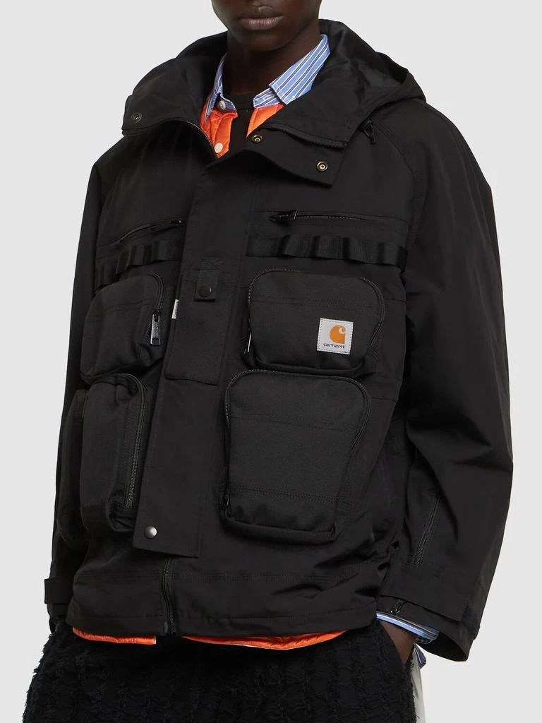 商品Junya Watanabe|Carhartt Logo Nylon Jacket W/hood,价格¥8110,第2张图片详细描述