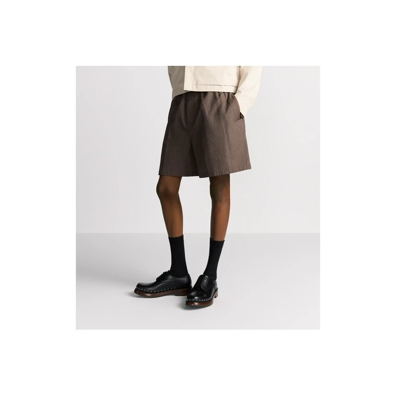 商品Dior|Dior 迪奥 男士棕色真丝短裤,价格¥10228,第4张图片详细描述