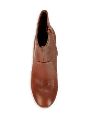 Brannen Leather Block-Heel Booties 商品