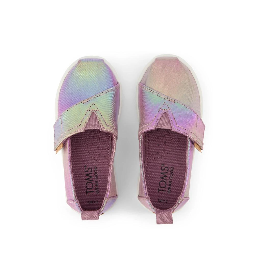 商品TOMS Shoes|Alpargata Purple Iridescent Toddler Shoe,价格¥180,第5张图片详细描述