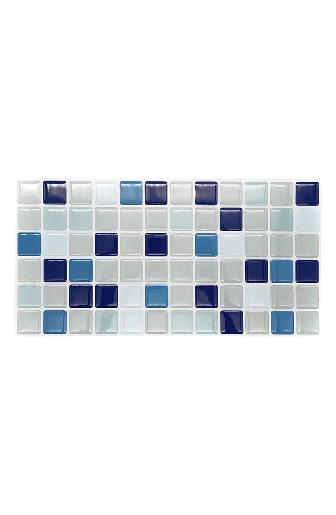 商品WALPLUS|Blue Sea Mosaic Glossy 3D Sticker Tile 24-Piece Set,价格¥408,第1张图片