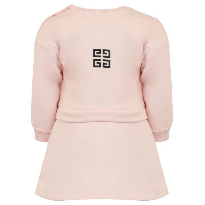 商品Givenchy|Pale Pink Baby Girls Sweatshirt Dress,价格¥1515-¥1646,第5张图片详细描述