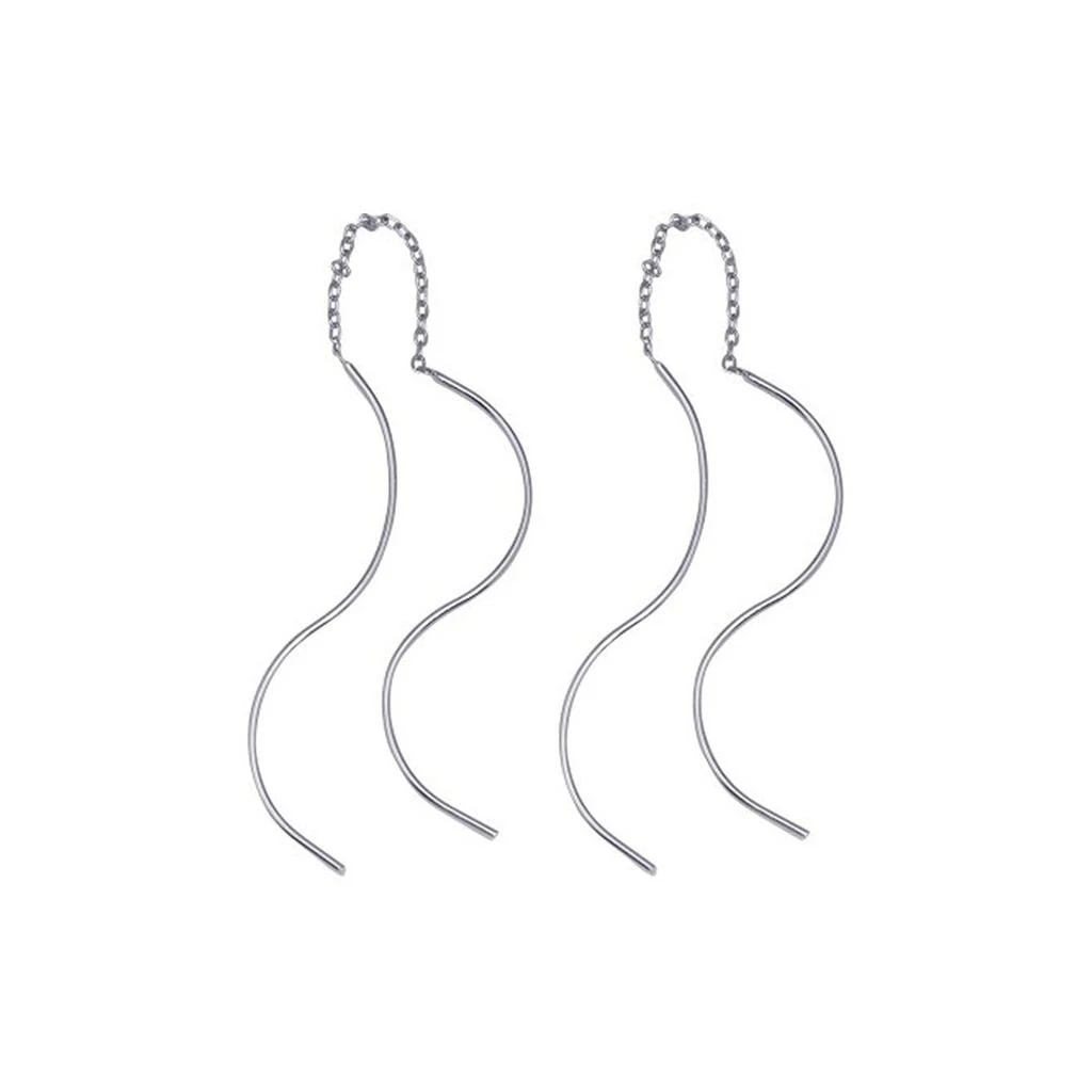 商品ADORNIA|Adornia Threader Earrings silver,价格¥314,第1张图片