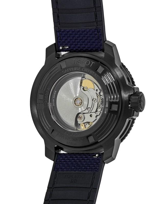 Tissot Seastar 2000 Blue Dial Rubber Strap Men's Watch T120.607.37.041.00商品第3张图片规格展示
