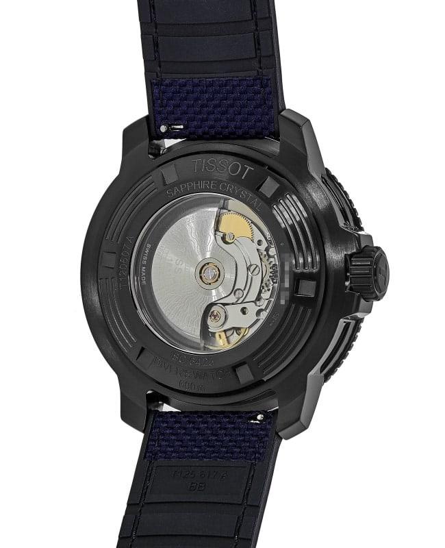 商品Tissot|Tissot Seastar 2000 Blue Dial Rubber Strap Men's Watch T120.607.37.041.00,价格¥6335,第5张图片详细描述
