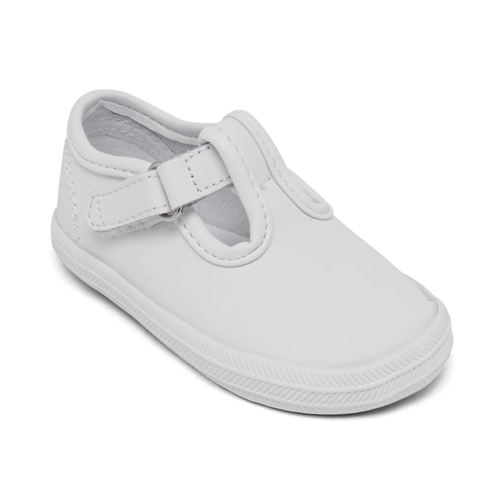 商品Keds|Baby Girls' Champion Originals T-Strap Slip-On Casual Sneakers from Finish Line,价格¥150,第1张图片