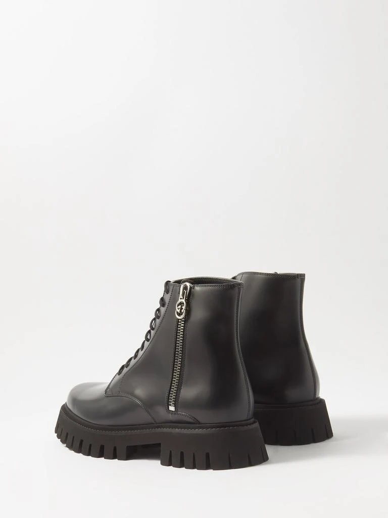 商品Gucci|Leather ankle boots,价格¥9545,第5张图片详细描述