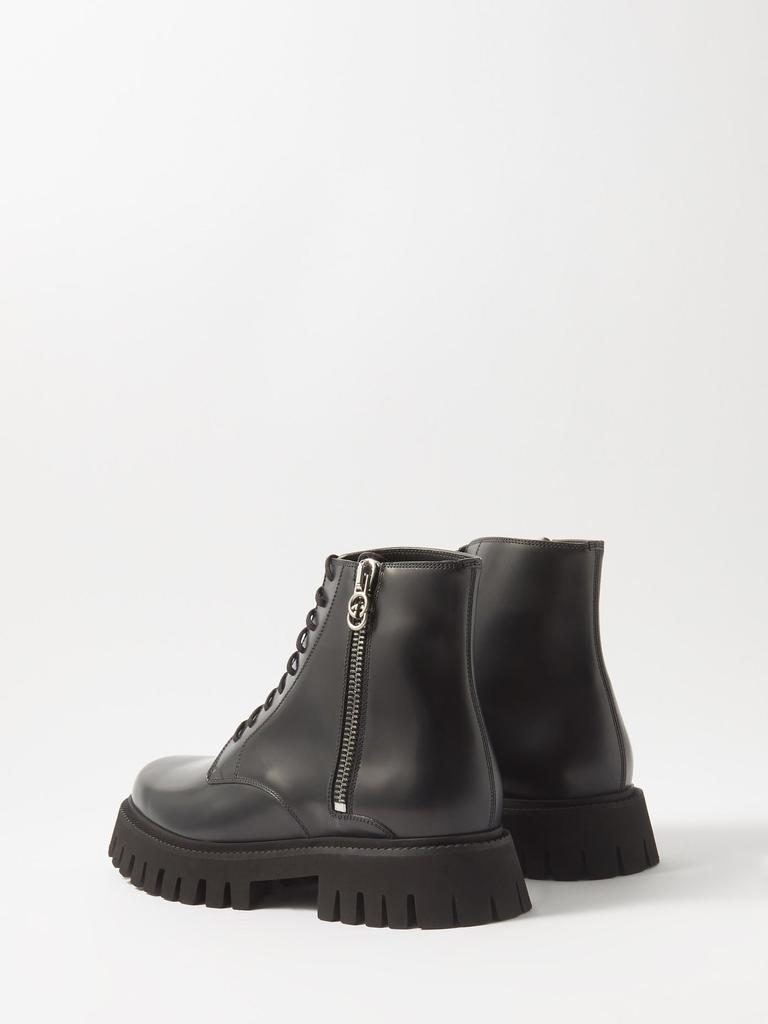商品Gucci|Leather ankle boots,价格¥6778,第7张图片详细描述