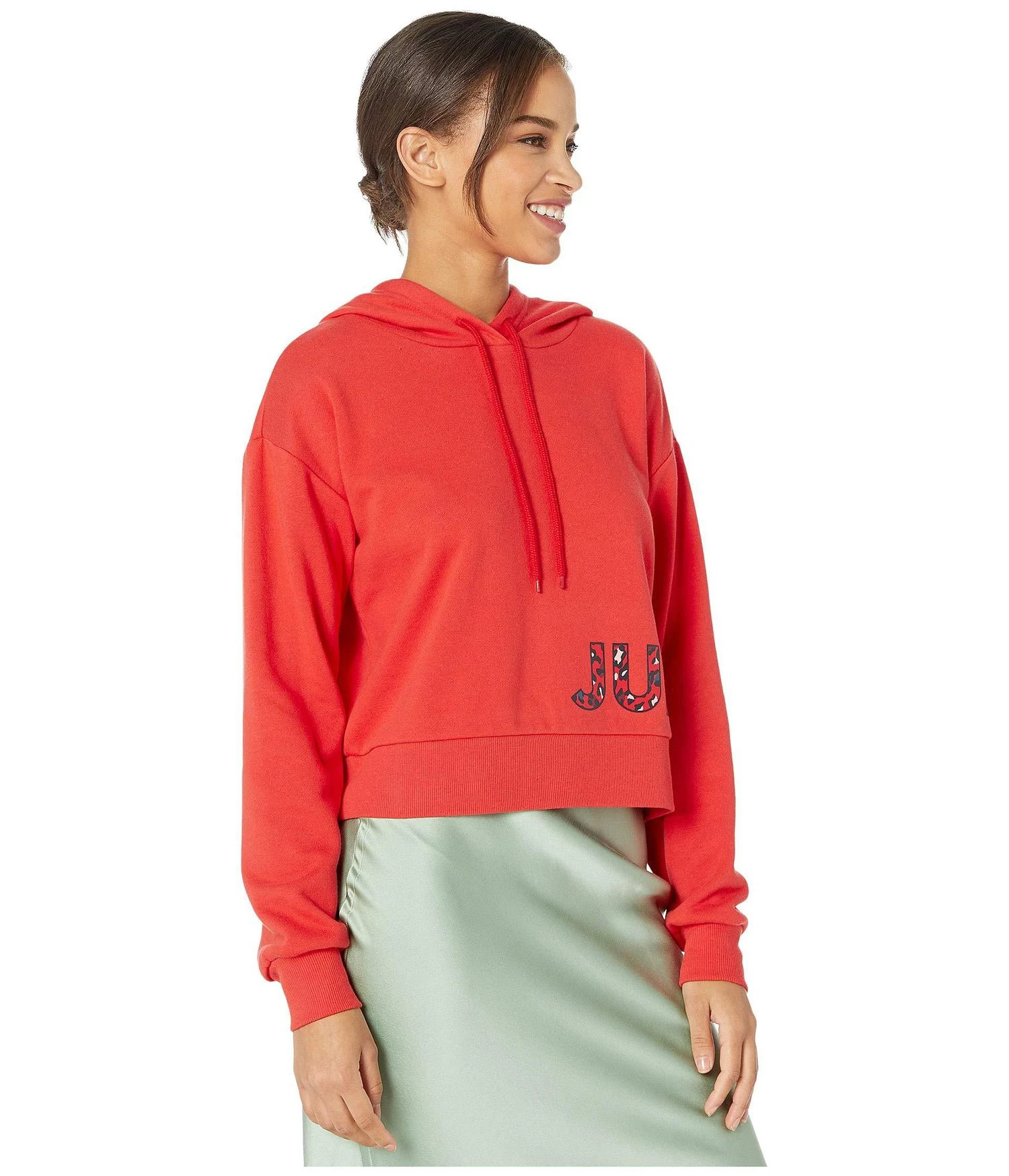 商品Juicy Couture|Juicy Track Fleece Hoodie Pullover,价格¥236,第4张图片详细描述