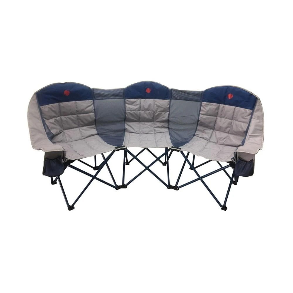 商品Omnicore Designs|Moon phase Home-Away Heavy Duty Triple Loveseat 900 Pounds Capacity Folding Camp Chair,价格¥1385,第1张图片