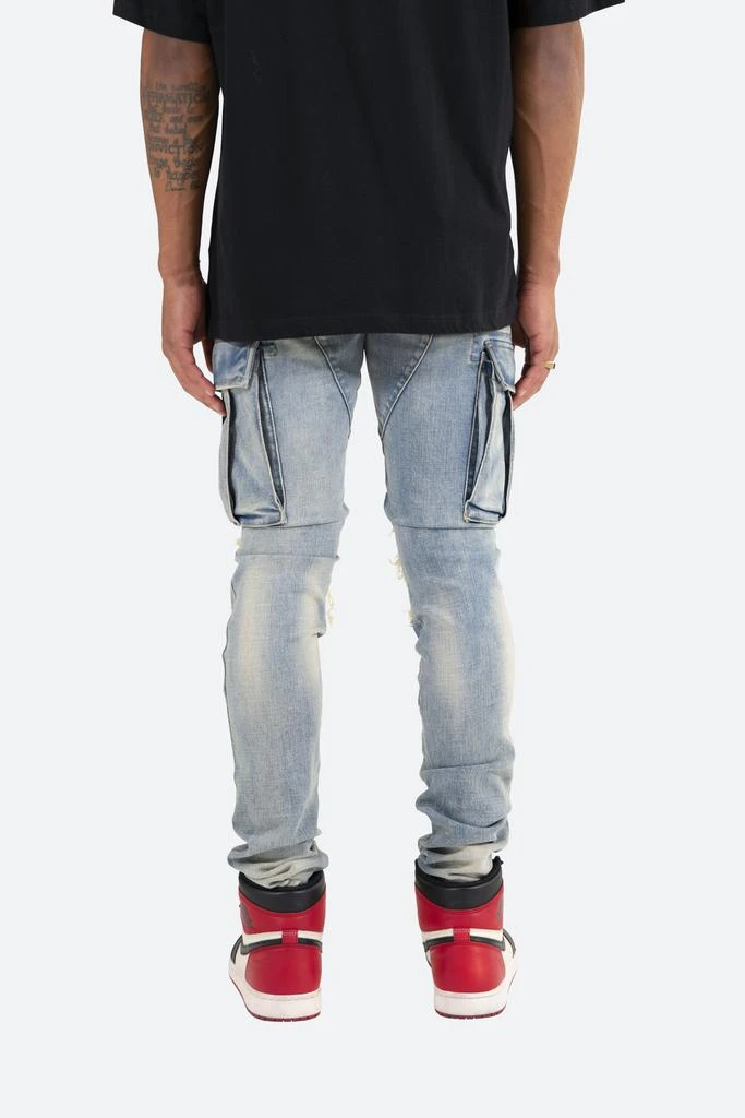 商品MNML|X288 Cargo Skinny Denim - Blue,价格¥257,第5张图片详细描述