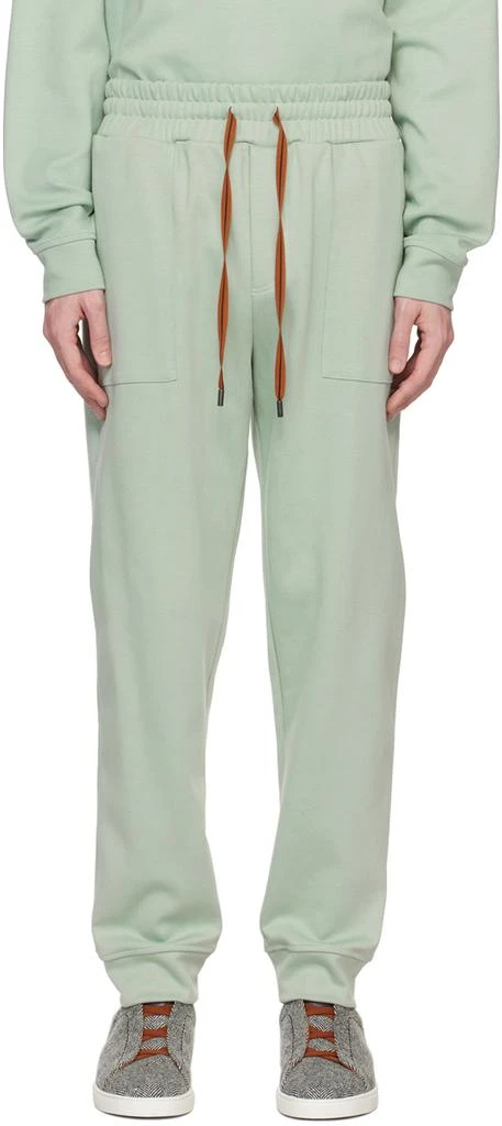 商品Zegna|Green Essential Lounge Pants,价格¥767,第1张图片