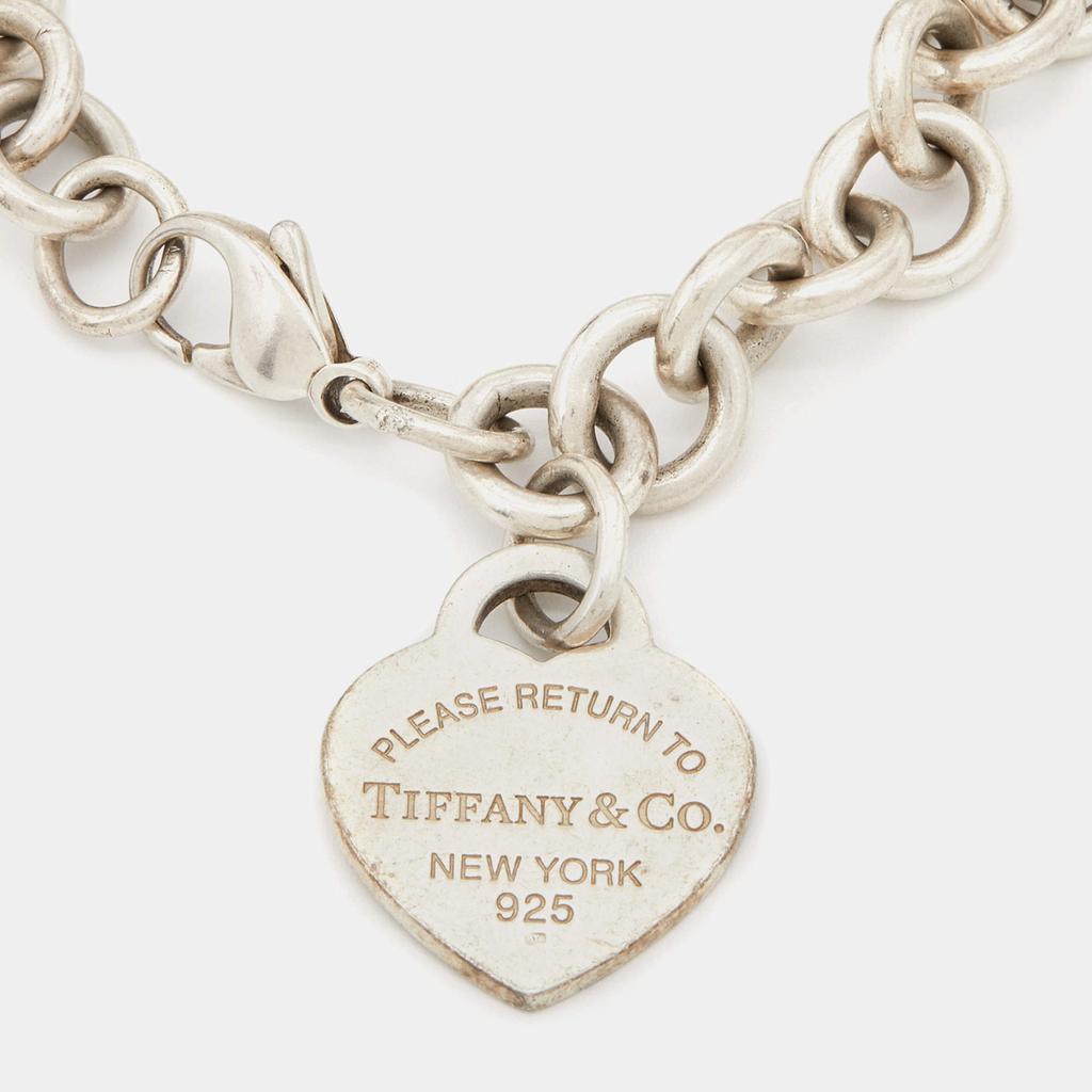 Tiffany & Co. Return To Tiffany Sterling Silver Heart Tag Link Bracelet商品第2张图片规格展示