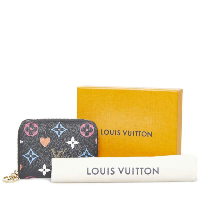 Louis Vuitton Black Canvas Monogram Game On Zippy Coin Wallet 商品