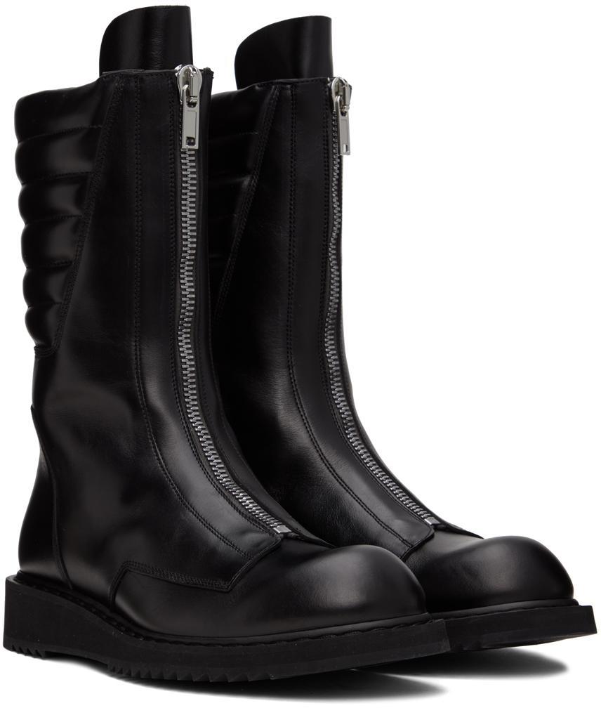 商品Rick Owens|Black Basket Creeper Boots,价格¥11473,第6张图片详细描述