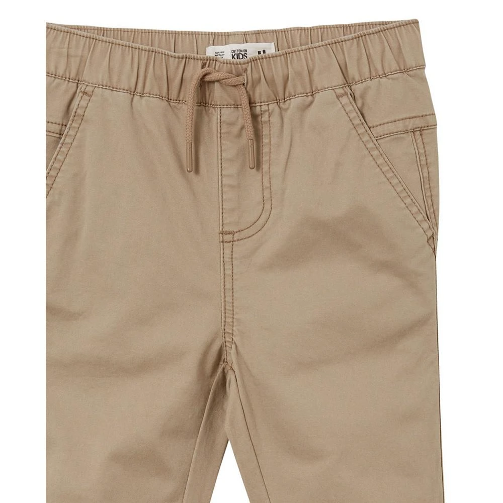 商品Cotton On|Toddler Boys Will Elastic Waistband Cuffed Chino Pants,价格¥224,第3张图片详细描述