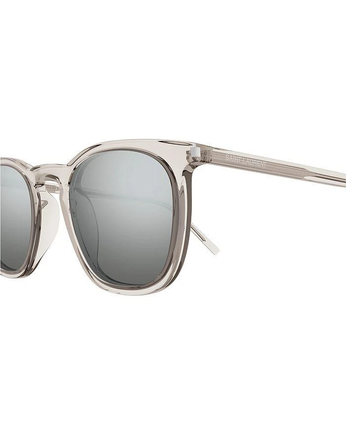 商品Yves Saint Laurent|Thin Round Mirrored Sunglasses, 49mm,价格¥2844,第3张图片详细描述