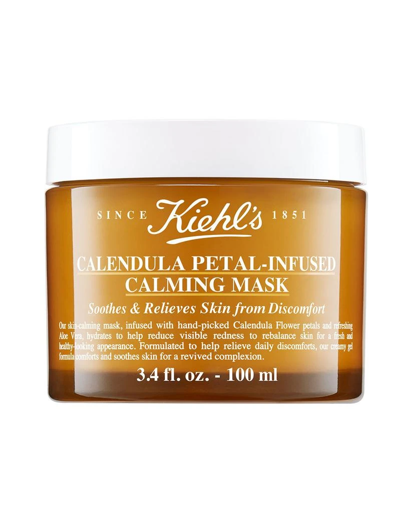 商品Kiehl's|Calendula Petal-Infused Calming Mask With Aloe Vera, 3.4 oz.,价格¥367,第1张图片