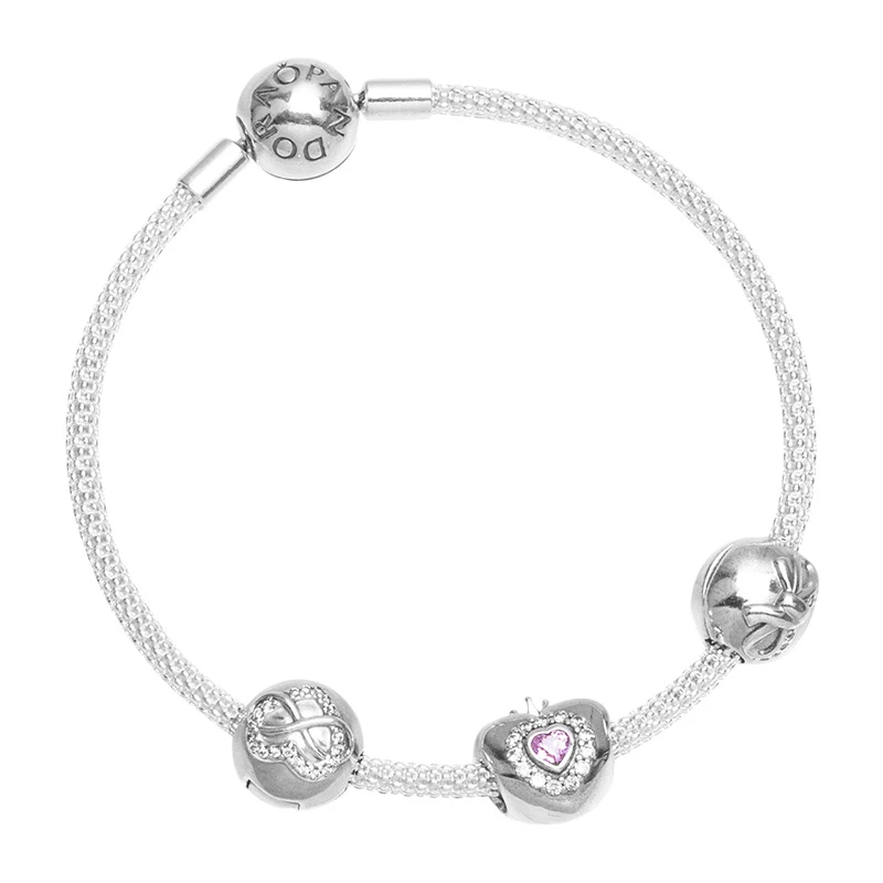 商品[国内直发] PANDORA|PANDORA 粉色女士手镯 PAND00096,价格¥565,第1张图片