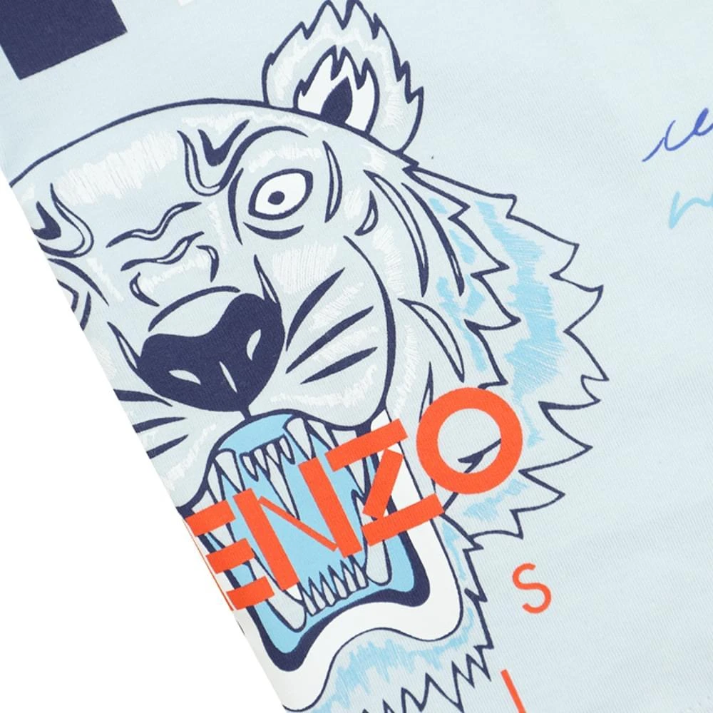 商品Kenzo|Pale Blue Multi Iconics Long Sleeved Infant T Shirt,价格¥205,第2张图片详细描述