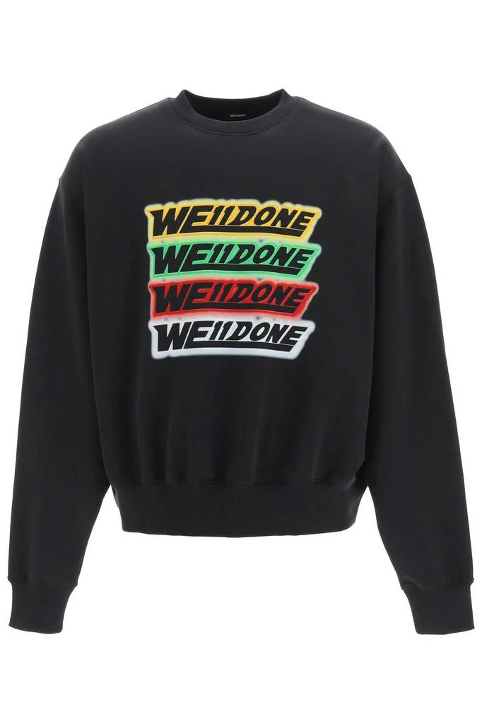商品We11done|We11done multicolor logo sweatshirt,价格¥2315,第1张图片