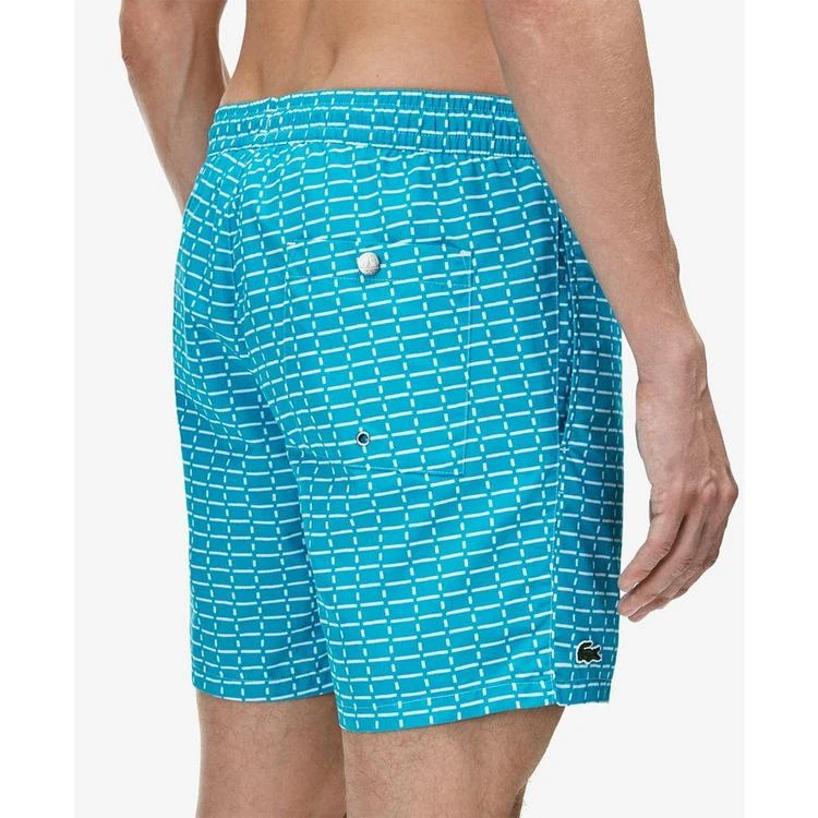 商品Lacoste|Men's Drawstring Brick-Pattern Swim Trunks,价格¥426,第5张图片详细描述