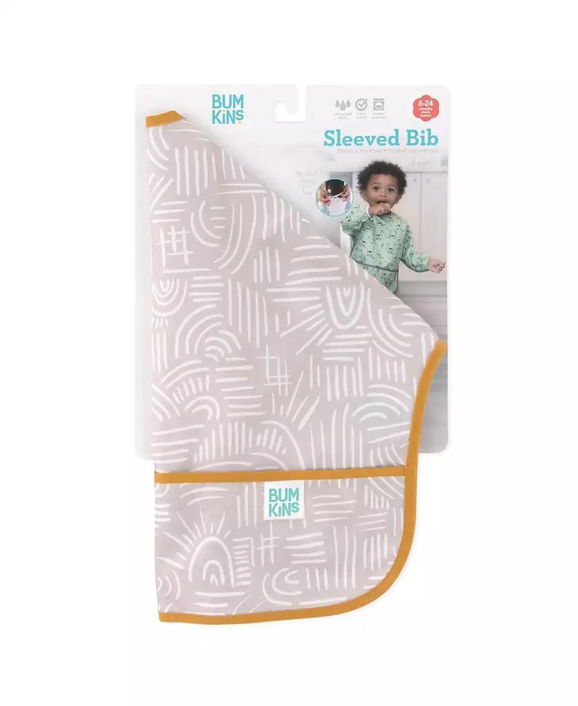 商品Bumkins|Baby Boys and Girls Water-Resistant Sleeved Bib,价格¥112,第2张图片详细描述