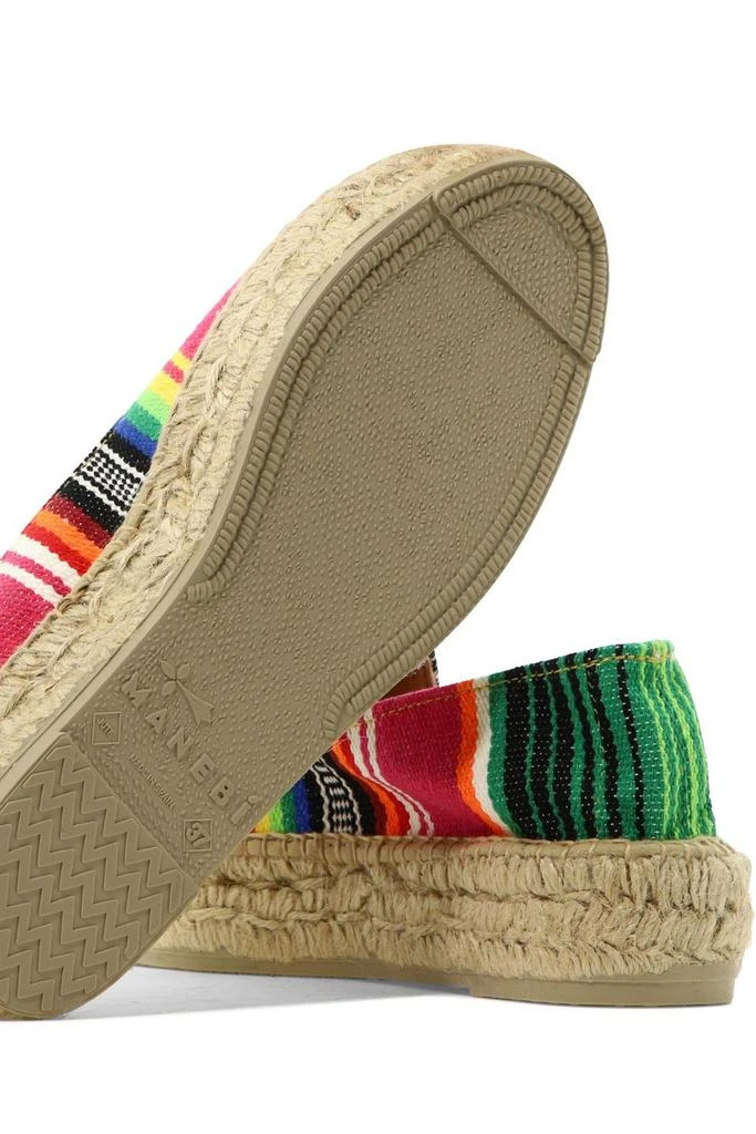 商品MANEBÍ|Manebí Striped Platform Slip-On Espadrilles,价格¥626,第5张图片详细描述