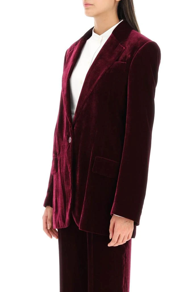 商品Stella McCartney|Stella McCartney Velvet Boyfriend Blazer,价格¥8105,第4张图片详细描述