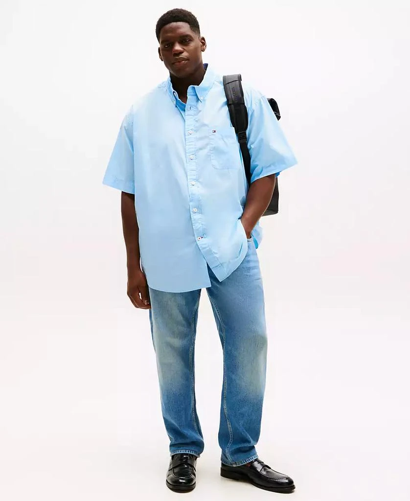 商品Tommy Hilfiger|Men's  Big & Tall Maxwell Short-Sleeve Button-Down Shirt,价格¥306,第4张图片详细描述