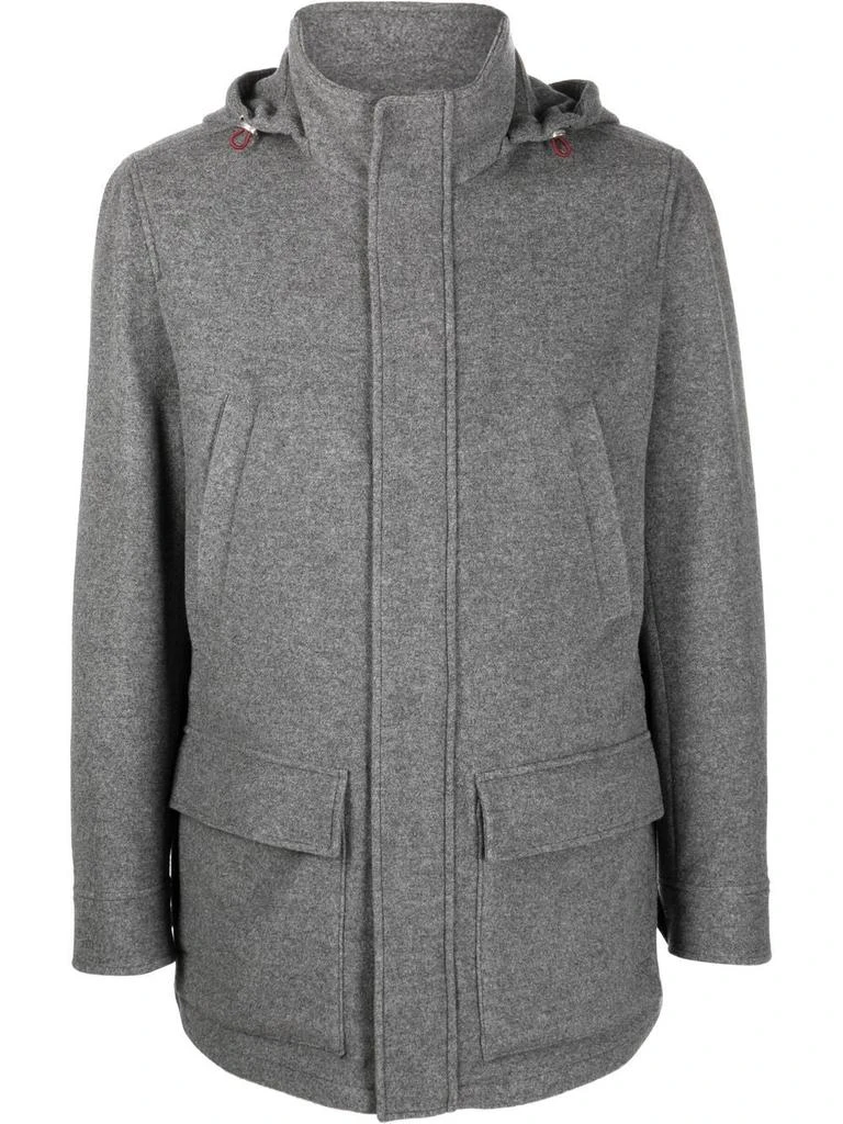 商品Brunello Cucinelli|Brunello Cucinelli Coats Grey,价格¥29739,第1张图片