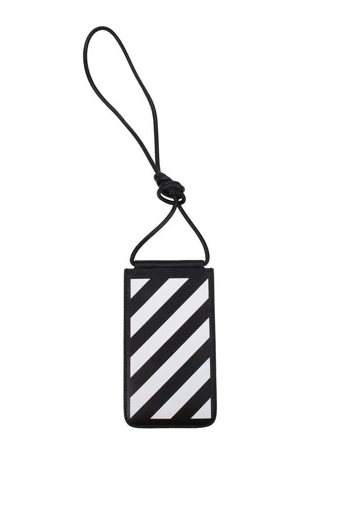 商品Off-White|Selfphone Cover Leather Black White,价格¥960,第1张图片