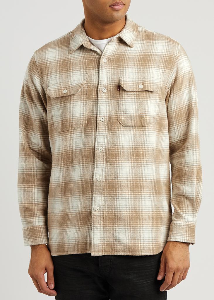 Checked flannel shirt商品第2张图片规格展示