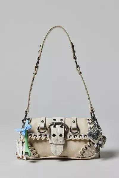 商品Silence + Noise|Silence + Noise Jade Laced Rivet Bag,价格¥377,第2张图片详细描述