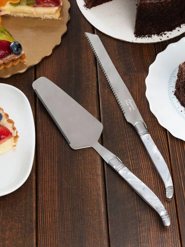 商品French Home|2-Piece Cake & Pie Server Set,价格¥357,第4张图片详细描述