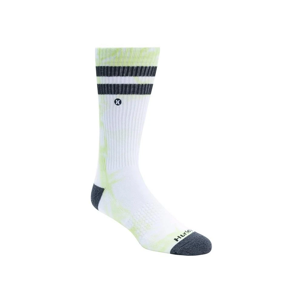 商品Hurley|Men's Extended Terry Crew Embroidered Logo Socks,价格¥23,第2张图片详细描述