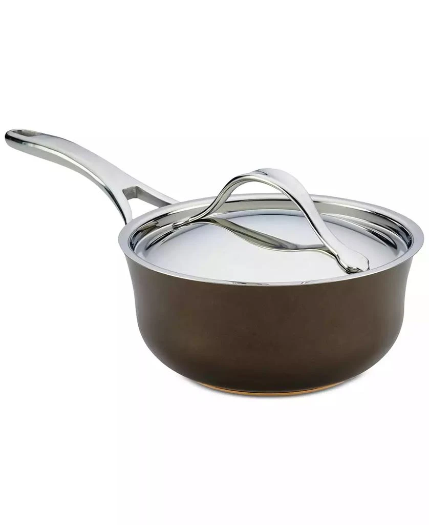 商品Anolon|Nouvelle Copper Luxe Hard-Anodized Non-Stick 2.5-Qt. Saucier,价格¥377,第2张图片详细描述