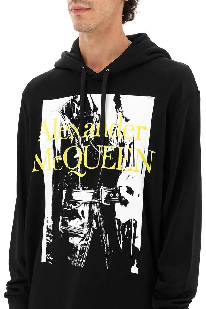 商品Alexander McQueen|GRAPHIC LOGO PRINT HOODIE,价格¥3458,第5张图片详细描述